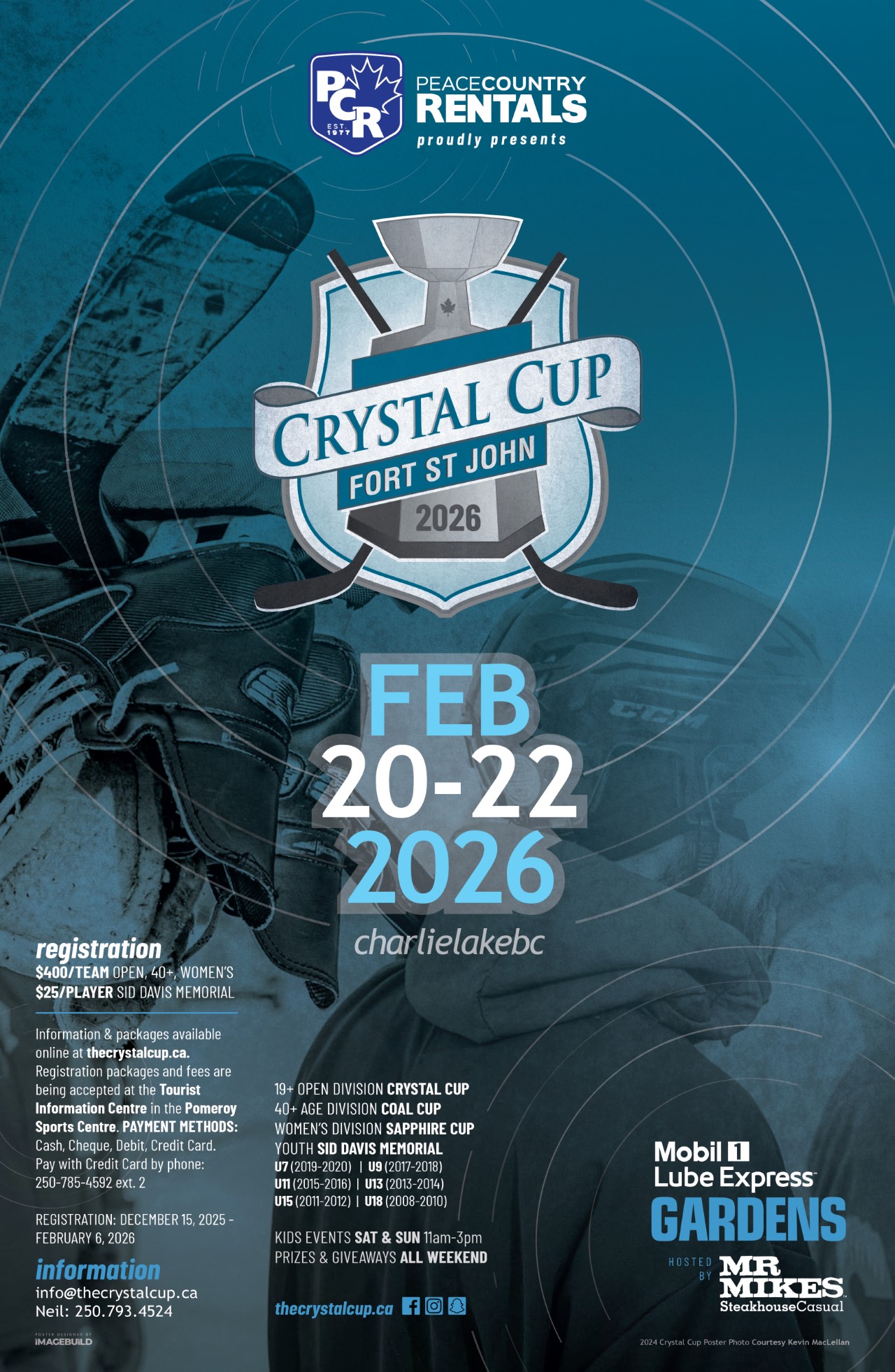 2026 Crystal Cup Pond Hockey Challenge poster